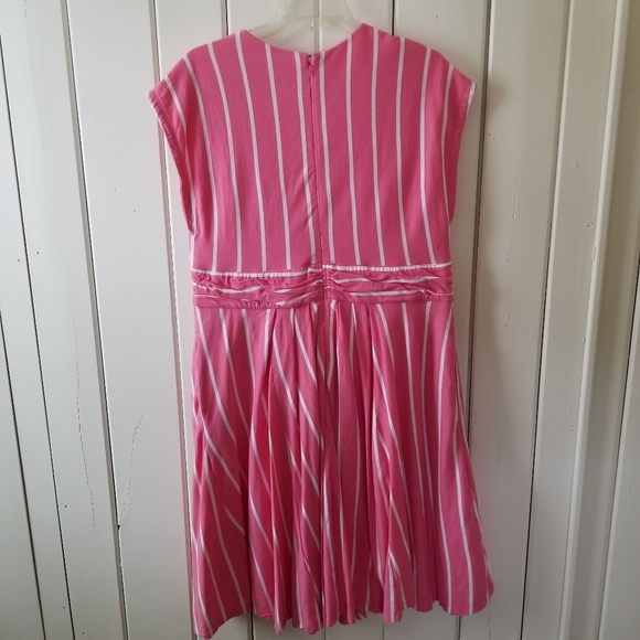 Eshakti 1X Pink Lined Dress Faux Wrap Plus 18 W 20 - Picture 12 of 12